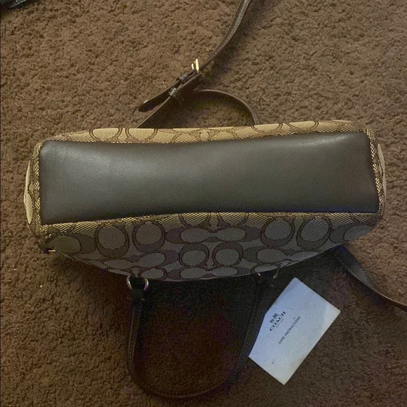 Coach Brown Crossbody Bag with Leather Trim - Picture 11 of 17